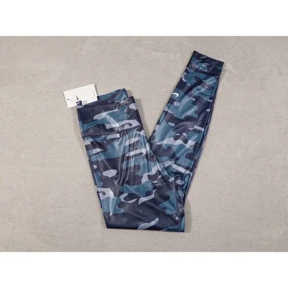 Nike Womens Blue Camo Dri-Fit Leggings Size M - Picture 15 of 15